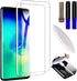 Johncase [2 Pack Screen Protector Compatible for Samsung Galaxy S10, Full Edge 3D Curved Tempered Glass Film W/UV Liquid Adhesive Light Installati...