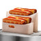 12Pcs Non-Stick Toaster Bags Reusable – 6.7"x7.5" Grilled Cheese Bags, Heat-Resistant & Easy to Clean | Mess-Free Toasting, Sandwiches, Panini & M...