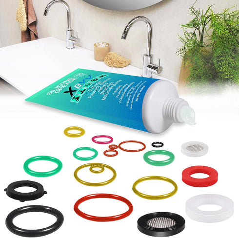 Food Grade Silicone Grease Lubricant for Plumber Faucet Valve Pool Filter O-Rings Kit 4-Pack 1 oz Tubes...