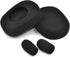 Replacement Cushion Ear Pads Kit for BlueParrott B450-XT Bluetooth Headset (Black, Foam Ear Cushions + Microphone Foam)...