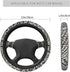 Car Steering Wheel Cover for Women Men Snake Texture Universal 15 Inch Anti-Slip Comfortable Car Truck Accessories...