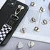8 Pcs Cell Phone Finger Ring Adhesive Metal Phone Finger Grip Loop Stand Heart Grip Holder Phone Charm Hook for DIY Hanging Supplies (Silver)......
