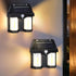 KBT 2 Pack Solar Wall Lights with 3 Lighting Mode, Motion Sensor Outdoor Lights for Outside, Fence Security Lamp for Garden Patio Yard...