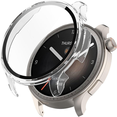 Screen Protector Compatible with Amazfit Balance 46mm Case Smartwatch Case Scratched Screen Protectors intended for Amazfit Balance A2286 (Clear)...