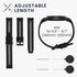 kwmobile Straps Compatible with Garmin Instinct 2 Solar/Instinct 2 Straps - 2x Replacement Silicone Watch Bands - Black/Grey...