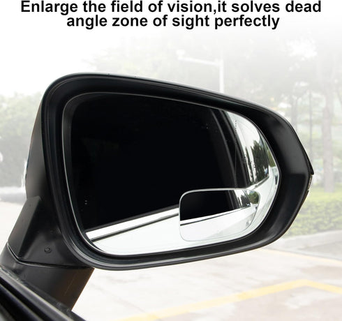 LivTee Blind Spot Car Mirror, HD Glass Frameless Convex Side Mirror Blindspot, Wide Angle Rear View Car Mirrors for Cars SUV Trucks and RVs - Car ...