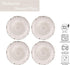 Supreme Housewares 4-Piece 6 Inch Melamine Dessert Plates Appetizer Dinner Plates Small Serving Plates Party Plates Round Plate for Dessert Snack ...