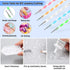 B-7000 Clear Glue Adhesive for Crafting, Industrial Strength Semi Fluid B7000 Glue with Precision Applicator Tips, Art Dotting Stylus Pens for DIY...
