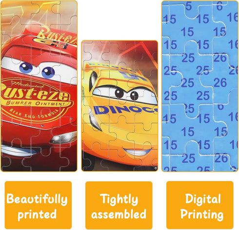 NEILDEN Puzzles for Kids Ages 4-8 Children Jigsaw Puzzles 60 Pieces Puzzles in a Metal Box for Toddler Floor Puzzles for Girls and Boys...