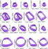 Yayatty 302 PCS Polymer Clay Earring Making Kit, 18 Shapes Polymer Clay Cutters, Plastic Clay Earring Cutters with Earrings Accessories, Clay Patt...