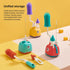 Rabbit Baba Silicone 4-in-1 Baby Bottle Brush Set,Nipple Brush, Bottle Brush, Straw Brush? Safe and Durable, Easy to Clean and Dry?4 Count?Cleanin...