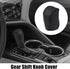 X AUTOHAUX Black Car Genuine Leather Stick Shift Cover Gear Shift Knob Cover for Toyota Camry 2007-2011 Black Line...
