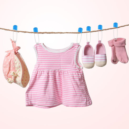 50 Pieces Diaper Pins Safety 2.2 Inch Plastic Head Cloth Diaper Nappy Pins with Locking Closures Stainless Steel with Velvet Bag(Blue)...