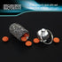 Pill Container Pill Case Bling Crystal Rhinestone Portable Waterproof Pill Holder Box Storage Bottle with Keychain for Travel, Outdoor, Camping (G...