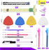 Swpeet 48Pcs Sewing Tools Kit, Tailors Chalk, Sewing Fabric Chalk, Sewing Fabric Pencils, 5-in-1 Sliding Gauge Measuring Sewing Ruler Tool, Heat E...