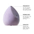 JUNO & Co. Microfiber Makeup Sponge, Dual Layer Technology for Full Coverage Flawless Makeup Blender for Foundation, Powder and Cream (Lavender St...