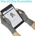Vive Arthritis Gloves with Grips - Men & Women Textured Fingerless Compression - Open Finger Hand Gloves for Rheumatoid and Osteoarthritis - Arthr...