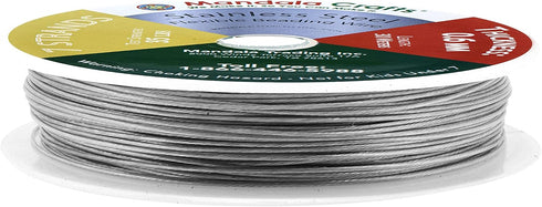 Mandala Crafts 7 Strand Beading Wire for Jewelry Making - Stainless Steel Tiger Tail Beading Wire - 98 FT 22 Gauge Bead Stringing Wire Jewelry Bra...