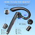 Bluetooth Headset for Cell Phones 500Hrs Standby Time with LED Charging Case 270 Degrees Rotatable Mic Hands Free Bluetooth 5.1 Version......