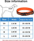 Reflective Nylon Dog Collar with Safety Buckle, Adjustable Pet Collars Comfortable Soft Neoprene Padding Dog Collar for Small Medium Large Dogs (S...