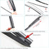 4 Pieces Windshield Wiper Blades Refills, DIY Adjustable Car Windscreen Wiper Rubber Strips, Frameless Window Boneless Insert Silicone Strips, Aut...