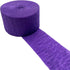 Purple and Silver Metallic Crepe Paper Color Streamers, 4 Rolls Total, Made in USA...