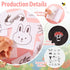 Magibeads 68 Patterns Animal Mushroom Water-soluble Embroidery Dog Cat Flower Ladybug Dragonfly Stick and Stitch Embroidery Paper Starter Kit for ...