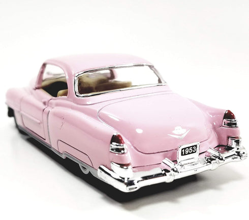 Kinsmart Cadillac Series 62 1953 Cotton Candy Pink 2 Door Coupe 1/43 O Scale Diecast Car for UNISEX CHILDREN...