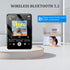 MP3 Player with Bluetooth 5.2, 32GB Music Player HiFi Sound Shuffle Single Loop FM Radio Built-in HD Speaker Voice Recorder Mini Design Touch Scre...