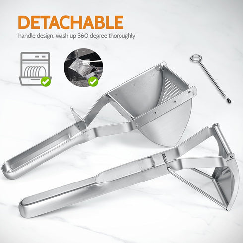 Potato Ricer, Sopito Stainless Steel Potato Masher for Commercial and Home Use...