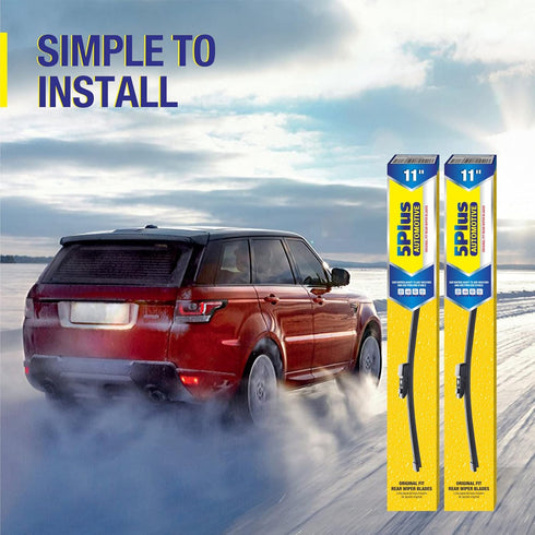 Rear Wiper Blade 11 Inch(A282H) Original Equipment Replacement For Volkswagen Golf 2010-2019 GTI 2021-2010 Atlas 2021-2018 And More...