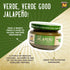 Louisiana Pepper Exchange Green Jalapeno Pepper Puree Sauce Salsa, Hot Spicy Flavor Seasoning, Plant-Based, Gluten-Free, Replaces Diced Jalapenos,...