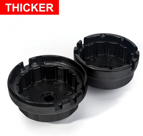 3mirrors 2Pcs Oil Filter Wrench Set, Aluminum Oil Filter Cap Removal Tool Compatible with ALL Toyota Lexus Scion RAV4 Camry Tundra Highlander with...