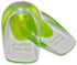 2 Pack - KidSole Shock Absorbing Lightweight Gel Heel Cups For Kid's With Sensitive Heels, Heel Spurs, Plantar Fasciitis, or Ankle Pain (Green Kid...