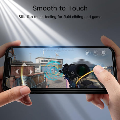 JETech Matte Screen Protector for iPhone 11/iPhone XR 6.1-Inch, Anti-Glare 9H Tempered Glass Film, Anti-Fingerprint Smooth Touch, 2-Pack......