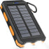 Solar Charger 20000mAh Power Bank Portable Solar Phone Charger, Camping Waterproof External Battery Charger for Cell Phone, 2 USB/LED Flashlight w...