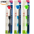 Tongue Brush, Tongue Scraper, Tongue Cleaner Helps Fight Bad Breath, 3 Tongue Scrapers, 3 Pack (Black & Blue & Green)...