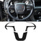 Steering Wheel Cover Trim Interior Accessories Decoration Kit for 2015-2021 Dodge Challenger Charger, for 2014-2021 Dodge Durango & Jeep Grand Che...