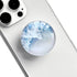 Clear Crystal Collapsible Expandiing Moblile Phone Grip Stand Holder for Smartphones and Tablets Cell Phone Accessory (White Wave)...