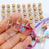CTKcom 50pcs 0.5ml-extra Mini Tiny Clear Glass Jars Bottles with 50pcs Cork Stoppers and 50pcs Eye Screws, Glass Bottles for Decoration, Arts & Cr...