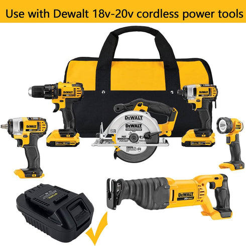 for Makita to Dewalt Battery Adapter, Compatible with Makita 18v Lithium Battery, Convert to Dewalt 18v-20v Lithium Batteries, Converter MT20DL Us...