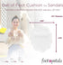 Foot Petals Ball of Foot Cushions, Long Lasting Pain Relief, Women's High Heel Insert 1 Pair, Gel-w/Toe Post, Medium...
