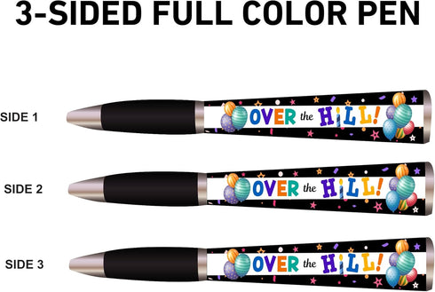 Happy Birthday Pen (1 Pen, 3-Sided)- Funny Pens, Cool Pens, Personalized Pens - Birthday Gifts for Women, Gifts for Friends, Birthday Gifts for Me...