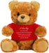 Bear Plush Stuffed Animal Sympathy Gift with a Bear Hug Sign Clothing Hug Bear Gift for Kids Condolences Memorial Comfort Loss of Loved One(Brown,...