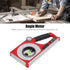 Engineering Inclinometer, Portable Universal Slope Measuring Ruler Multifunction Angle Meter Gauge, Dual Scale Rotary Pitch Finder with Level Vial...
