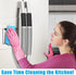 ELCOOR Refrigerator Handle Covers, 2PCS, Safeguard Your Kitchen and Appliances and Keep Them Clear of Grease, Stains etc. Upgrade Your Kitchen Decor with Original Design,Timesaver!(Gray/Black)