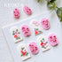 KEOKER Polymer Clay Cutters - Mini Clay Cutters for Polymer Clay Earrings Making, 6 Shapes Floral & Leaf & Butterfly Micro Clay Cutters, Clay Cutt...