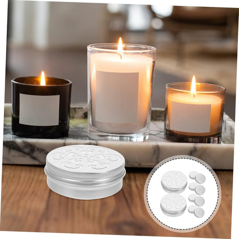 10pcs Hollow Threaded Aluminum Box Essential Oils Diffusers for Home Essential Oil Air Freshener Diffusers Aluminium Box Diffuser Scent Training B...