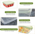 4 Pcs Cheese Container For Refrigerator, Plastic Cheese Slice Holder with Lids, Sliced Cheese Keeper For Fridge, Airtight Cheese Box for Refrigera...