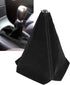 Universal Car Shift Boots Shift Knob Dust Cover MT Gear Shift Cover,PU Leather Shifter Boot Retainer Stick Shift Sleeve Gear Shifter Boot Gear Gai...